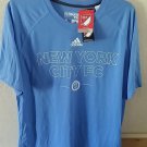 ADIDAS FC NYC Fanatics Branded Light Blue Victory Arch Logo Mens T-Shirt NWT $30