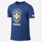 Nike Men's Brasil CBF Crest 742203-493 SIZE:XL ROYAL BLUE 100% AUTHENTIC NWT