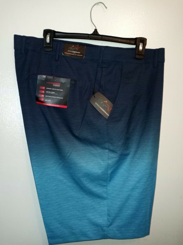 GREG NORMAN MEN'S SHORTS TWO TONE MIDNIGHT NAVY STYLE G7XSH510 SIZE 42 NWT $69