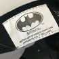 DC COMICS BATMAN LOGO GREY BLACK ADJUSTABLE FLAT BILL SNAPBACK HAT CAP RETRO NWT