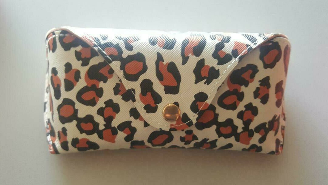 LULU Sunglass Eyeglass Frames SOFT Case "ANIMALS PRINT" - BRAND NEW