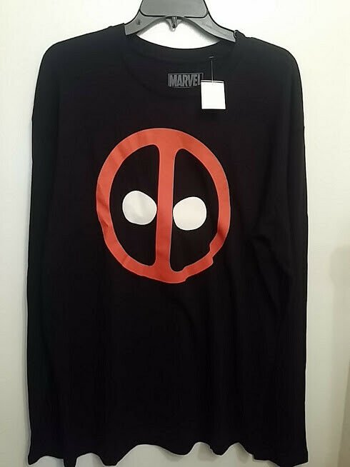 MARVEL COMIC .MAD ENGINE INC MEN'S SIZE EXTRA LARGE BLACK LONG SLEEVE TSHIRT