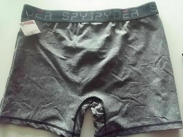 SPYDER Men's Performance Stretch ONE(1)Boxer Briefs EXTRA LARGE GREY NWT $22
