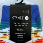 Stance NBA DWYANE WADE Crew Height Casual Socks Cotton Blend Men's LARGE NWT