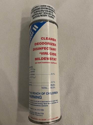 ARI SANITIZER DEODORIZER II SPRAY WEIGHT 11oz Hospital Disinfectant Sanitizer