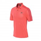 Adidas Aero Sport Flash Red/Black Polo Golf Shirt, FJ9914, Men’s MEDIUM NWT $80