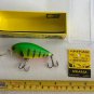 HAND MADE ANTAX LURES CUSTOM PAINTED 7 CM FLOATING 23 GRAMS GREEN/BLACK NIB
