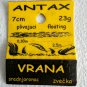 RARE/HAND MADE ANTAX LURES CUSTOM PAINTED 7 CM FLOATING 23 GRAMS BLACK/GREY NIB