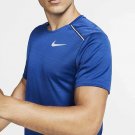Nike Dri-FIT Miler Men's Short Sleeve Running Training Gym Shirt Blue LARGE $35