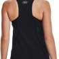Under Armour Loose Softball Wordmark Bar Womens Tank Top Black Size XL NWT $30
