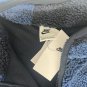 Nike Club Winterized Half-Zip Fleece Plaid Pullover Top Blue FZ0896-475 NWT $115