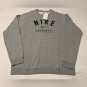 NIKE LACROSE CLUB LONG SLEEVE SWEETSHIRT Men's Fleece GREY LARGE P025336 NWT $60