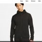 Nike Jacket Men XL Yoga Dri-Fit Full-Zip Fleece Hoodie Black FB7778 010 NWT $85