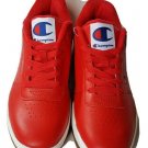 Champion Men's Red Leather Court Classic Script Shoes Size 10.5 NWT