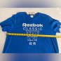 REEBOK GP UNISEX LONG VITBLU SHORT SLEEVE TEE #DQ0893 Mens SIZE: LARGE NWT $30