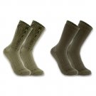 CARHARTT OUTDOOR WOOL BLEND WOODGRAIN CREW SOCKS 2 PACK SC9602M EXTRA LARGE NWT