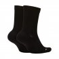 NIKE MULTIPLIER MAX TENNIS CREW SOCKS 2 PACK BLACK #SK0118-010 EXTRA LARGE NWT