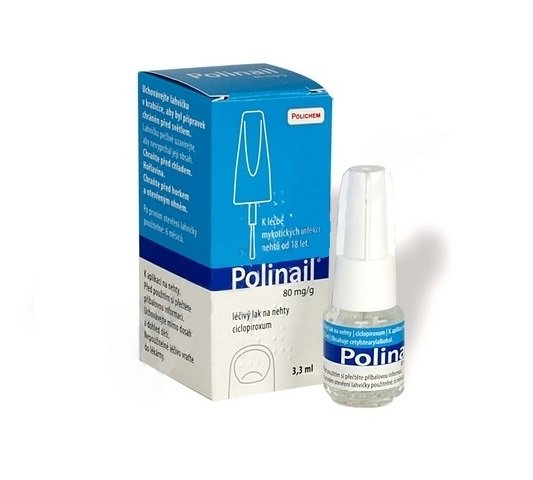 Polinail curative nail polish for fungi on nails