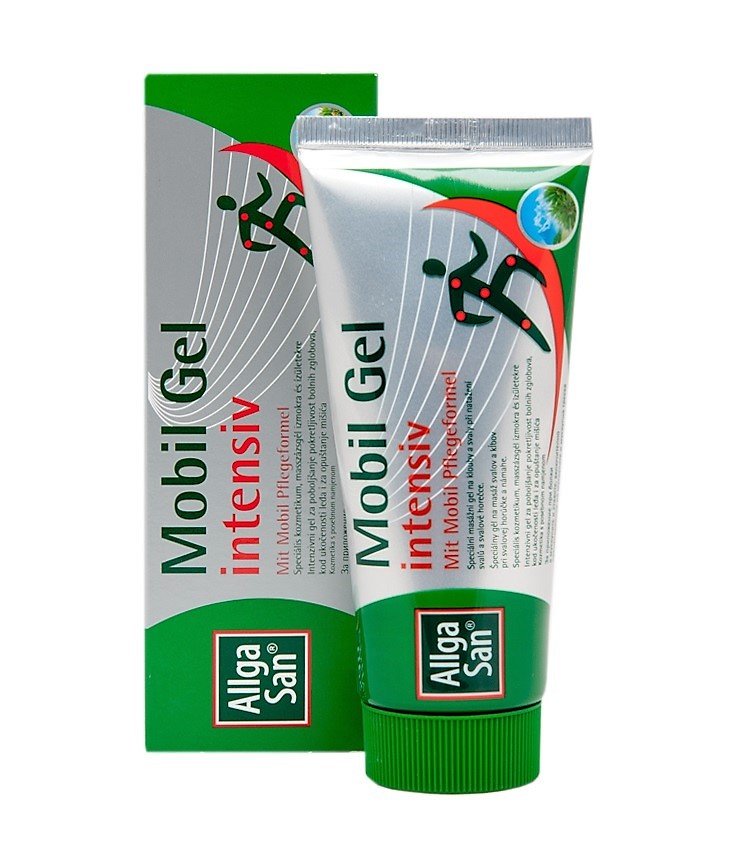 Back and joint pain, muscle pain ALLGA SAN Mobil Gel INTENSIVE 100 ml