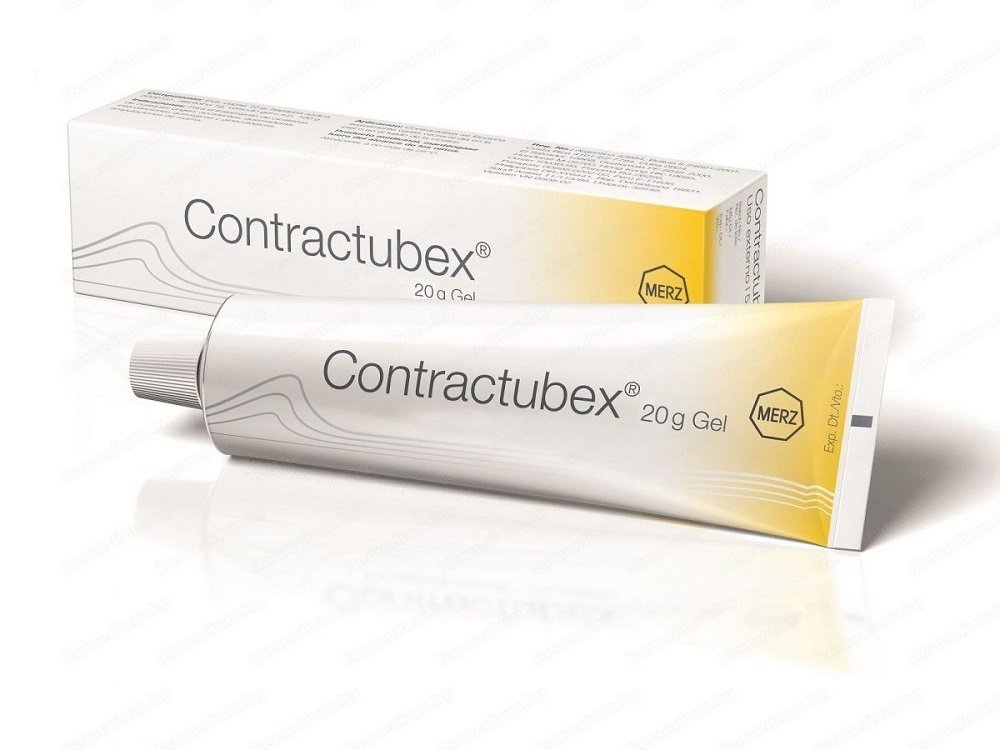 Contratubex 20 g scar gel Scars Acne Burns skin after Surgery