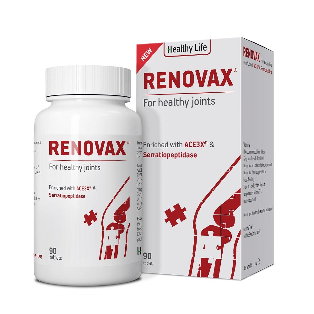 Renovax for healthy joints and cartilage wear and tear on the joints