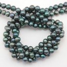 WE SELL QUALITY! 4-5mm EMERALD GREEN FRESHWATER PEARLS