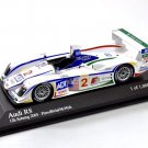 Minichamps 400051302 Audi R8 #2 'Pirro - Biela - McNish' 2nd pl 12 hrs of Sebring 2005