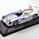 Minichamps 400041302 Audi R8  #2 'Pirro - Lehto - Werner' 3rd pl Le Mans 2004