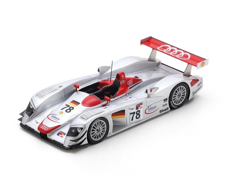 Spark Model 43SE00 Audi R8 #78 'Biela - Kristensen - Pirro' 1st pl 12 hrs of Sebring 2000