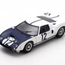 Spark Model S5189 Ford GT40 #12 'Schlesser - Attwood' Le Mans 1964