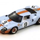 Spark Model 43LM68 Ford GT40 Gulf #9 'Rodriguez - Bianchi' 1st pl Le Mans 1968