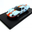 Spark / Hachette Model MB04 Ford GT40 Gulf #9 'Rodriguez - Bianchi' 1st pl Le Mans 1968