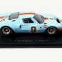 Spark / Hachette Model MB04 Ford GT40 Gulf #9 'Rodriguez - Bianchi' 1st pl Le Mans 1968