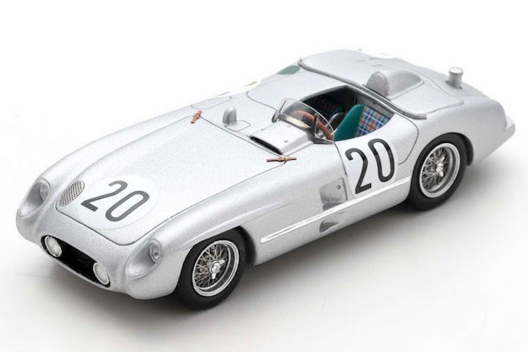 Spark Model S4734 Mercedes-Benz 300 SLR #20 'Levegh - Fitch' Le Mans 1955