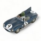 Spark Model 43LM56 Jaguar D type #4 'Sanderson - Flockhart' winner Le Mans 1956