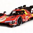 Bburago 18-36312-51 Ferrari 499P AF Corse #51 'Pier Guidi - Calado - Giovinazzi' winner Le Mans 2023