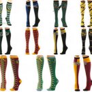 Harry Potter Slytherin,Gryffindor,Raven Claw,Hufflepuff,Hogwarts Knee High Socks
