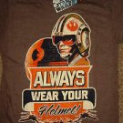 Luke Skywalker Star Wars Always Wear Your Helmet T-Shirt XXL 2X