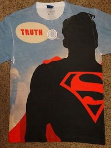 Superman Truth Dc Comics Front Only Sublimation Print T-Shirt