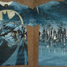 Batman Bat Signal Dc Comics Front And Back Sublimation Print T-Shirt