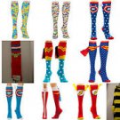 Wonder Woman,Harley Quinn,Batman,Captain America Superman Comics Knee High Socks