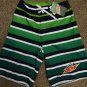 Mountain Dew Stripe Logo Board Swim Mens Shorts Nwt