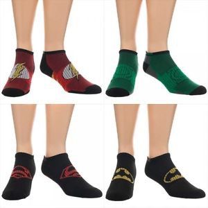 Batman, Superman, Flash, Green Lantern Dc Comics Performance Ankle Socks