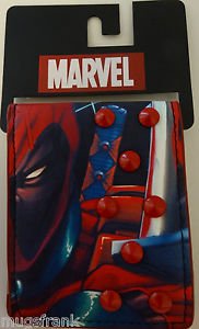 Deadpool Studs Marvel Comics Bifold Wallet Nwt