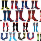 Flash Caped,Deadpool,Batman, Spiderman, Superman, Captain America Crew Socks
