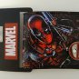 Deadpool Metal Badge Logo Marvel Bifold Wallet Nwt