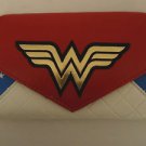 Wonder Woman Red White and Blue Logo DC Comics Envelope Chain Wallet Nwt