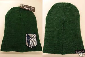 Attack On Titan Logo Slouch Knit Hat Nwt