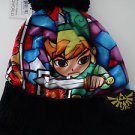 The Legend Of Zelda Stain Glass Nintendo Logo Cuff Knit Hat Nwt