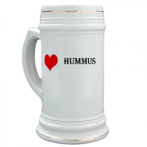 "I Love Hummus" Stein